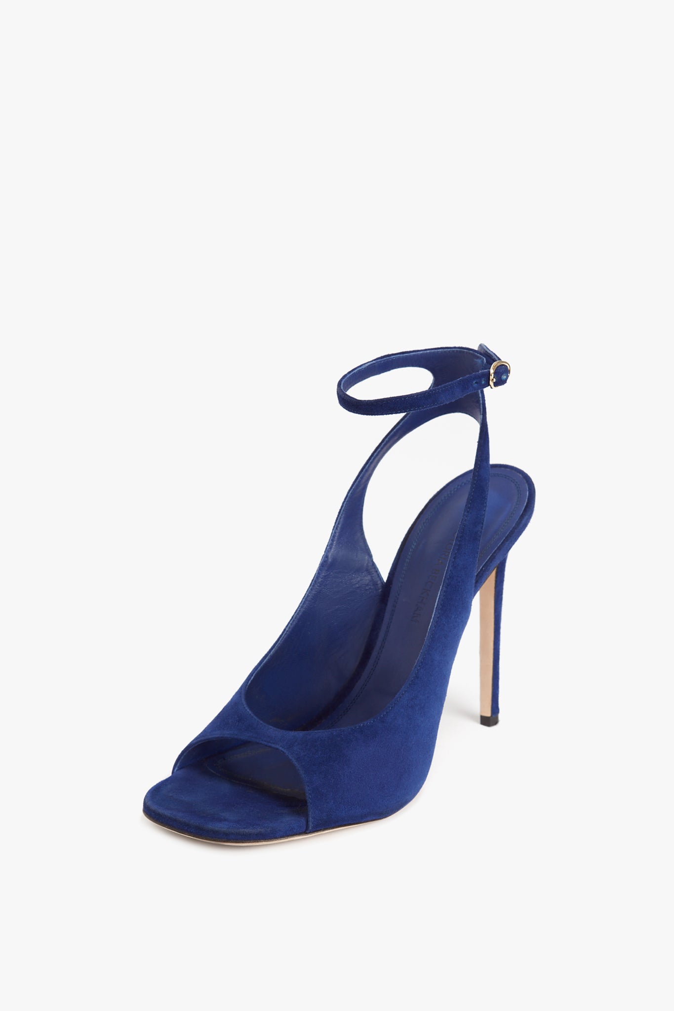 Navy blue best sale heeled sandals