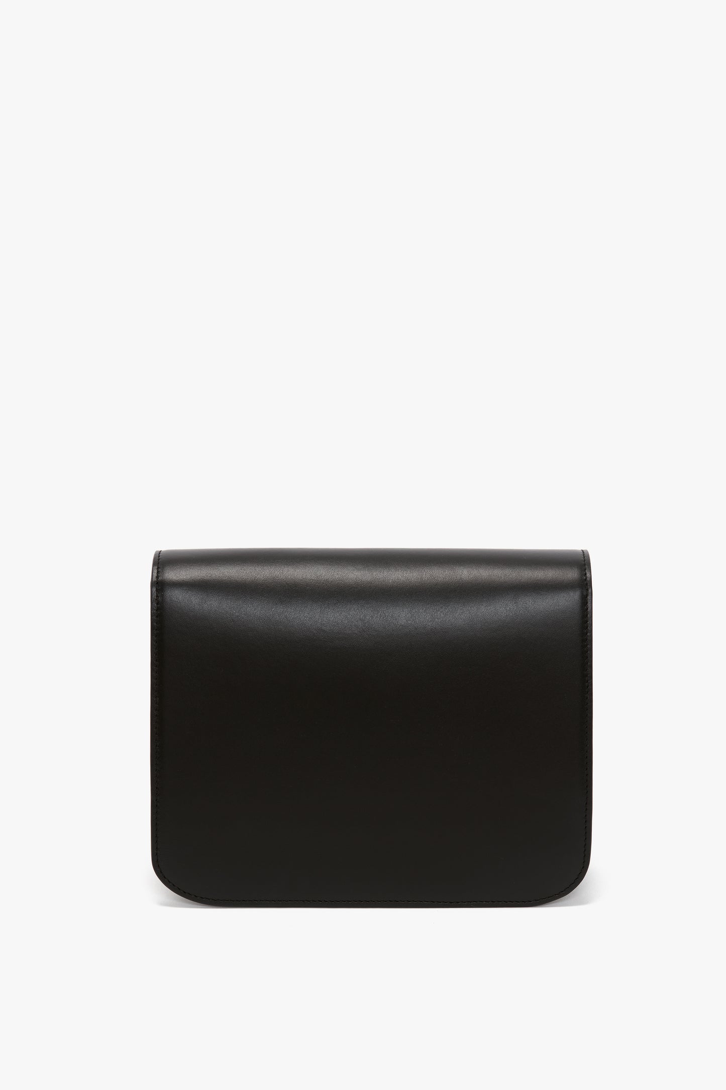 Chain Shoulder Bag In Black Leather