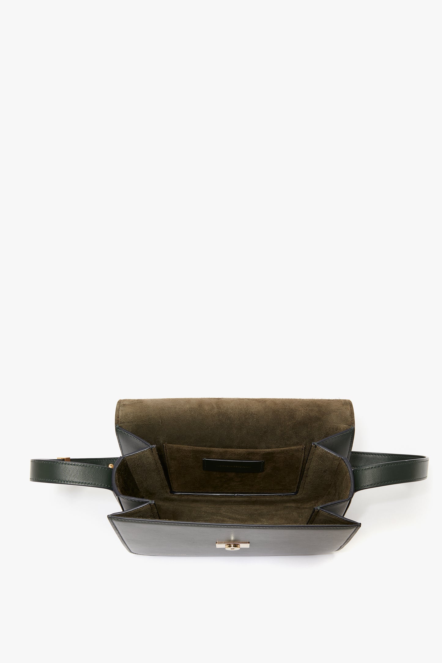 Chain Shoulder Bag In Petrol Leather