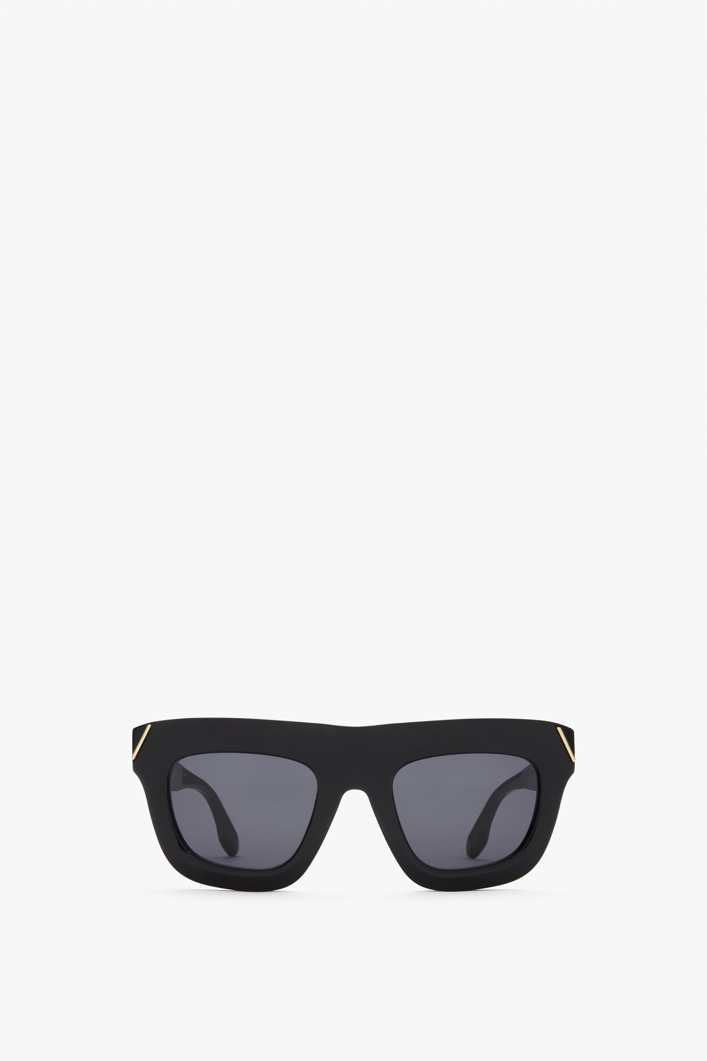 Wide Square Eye Sunglasses In Black