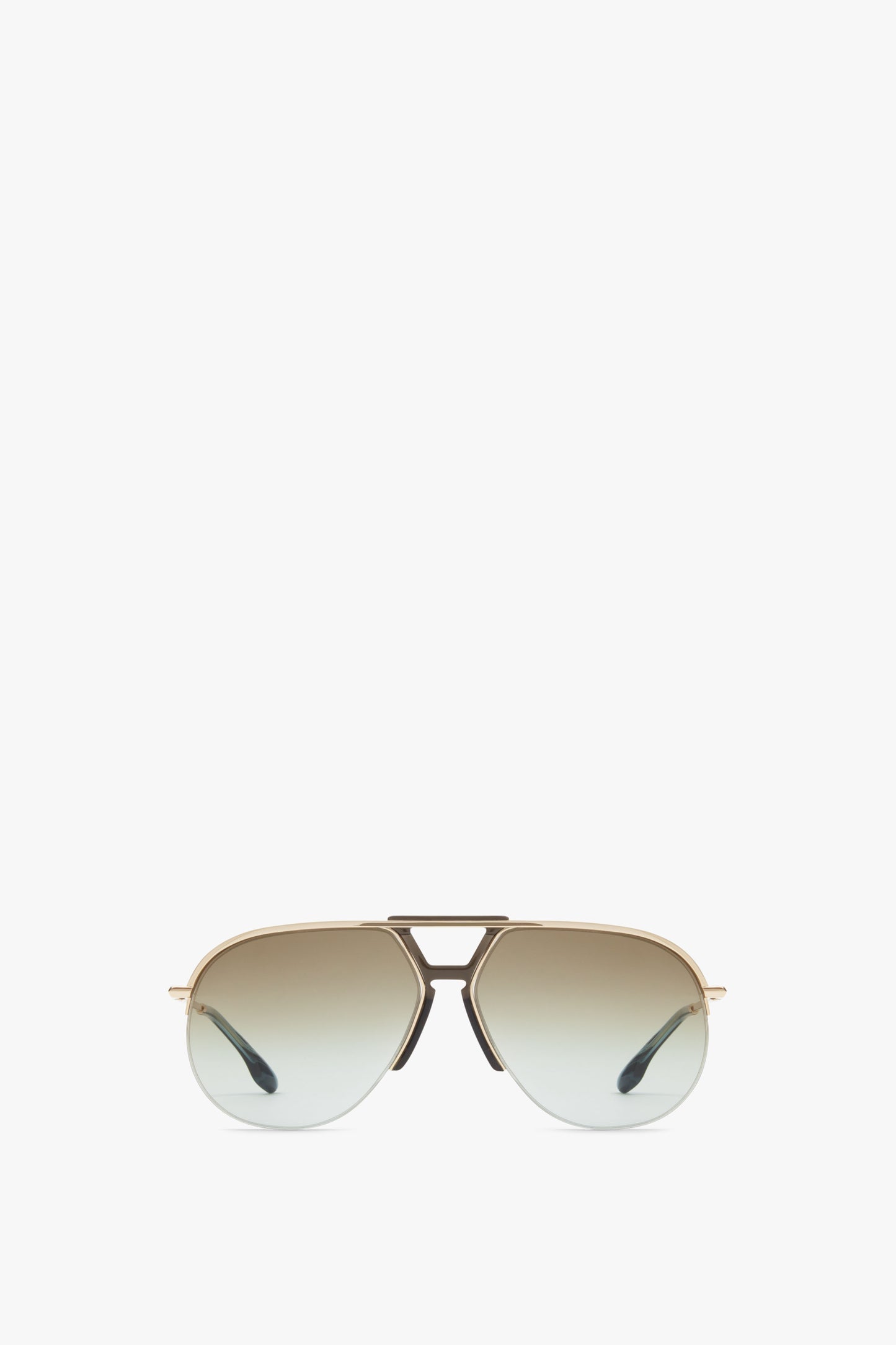 Brow Aviator Sunglasses In Azure